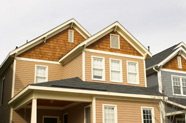 A home with gable vents